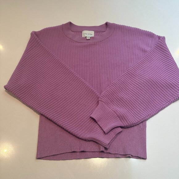 Pre-owned Pink Rose Lavender Sweater -  LARGE - Picture 1 of 4